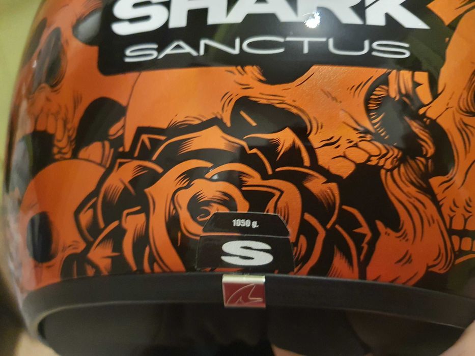 Espectacular Capacete Shark Sanctus tamanho S
