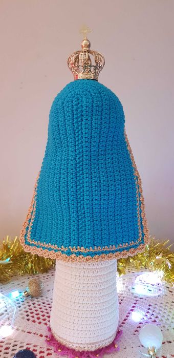 Nossa Senhora Amigurumi Rosa Grávida