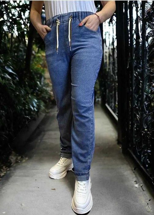 Жіночі джинси Мом Розпродаж складу! сірі та сині