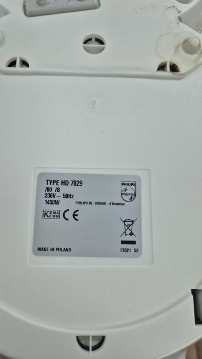 Ekspres kapsułkowy Philips Senseo 1 bar biały