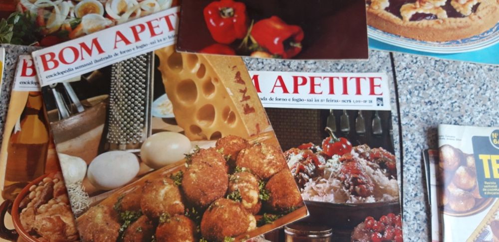 Conjunto de 10 Revistas Antigas Bom Apetite
