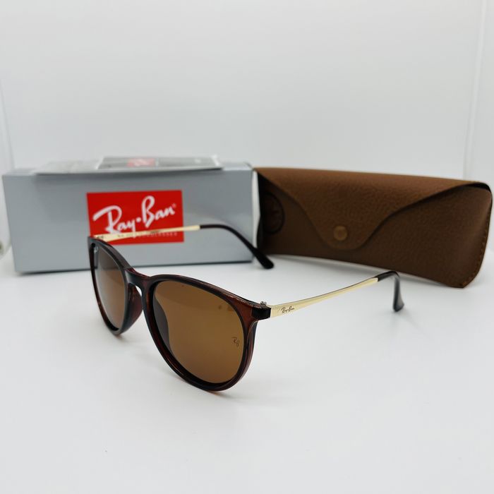 Солнцезащитные очки Ray Ban Erika 4171P Glossy Brown-Gold|Brown