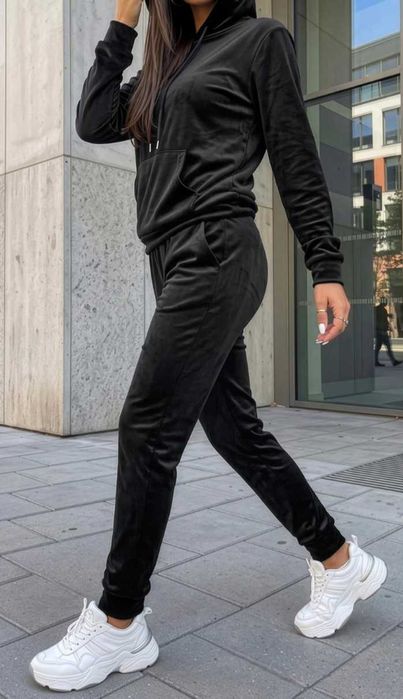 Dres damski welurowy
