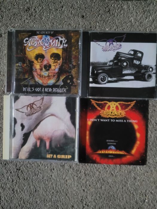 4 cds da banda Aerosmith
