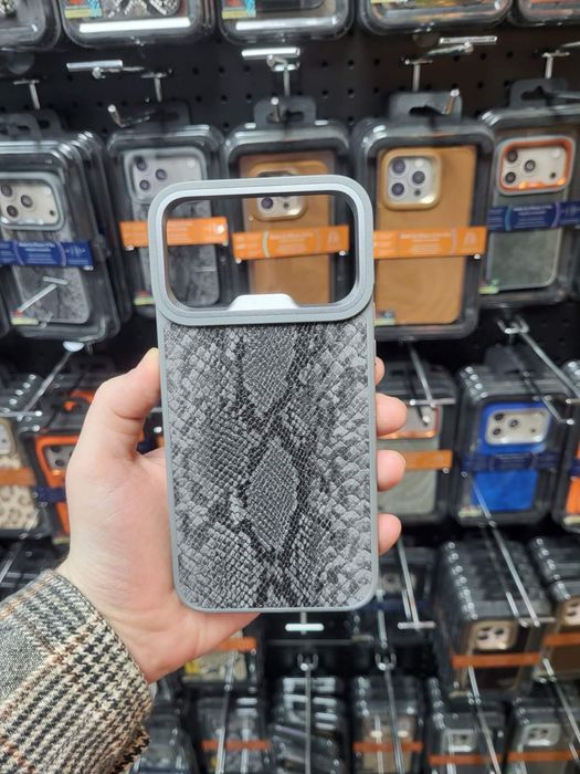 Чохол iPhone 17 Pro | 17 Pro Max  Преміальний Kajsa Snake Skin | Чехол айфон 17 про | 17 про макс
