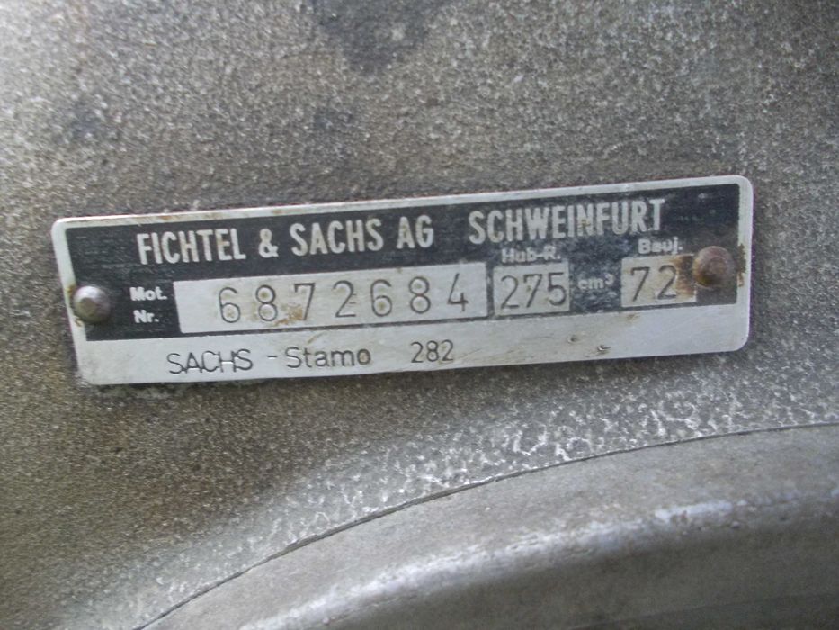 Silnik spalinowy SASCH poj 275cm