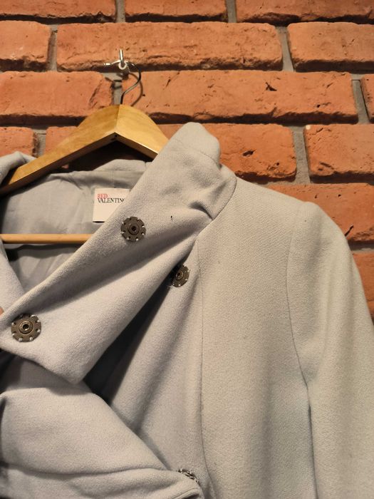 Płaszcz Valentino Red Damski Wełniany Wełna