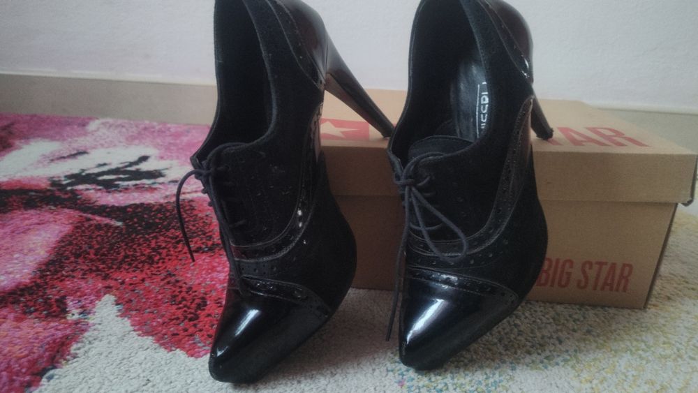 Buty sznurowane vintage r 36 wkl 23 Massimo Polli