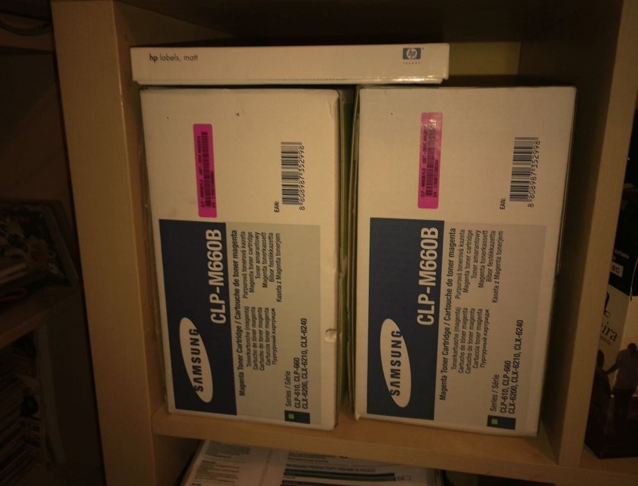 Impressoras para peças com toner