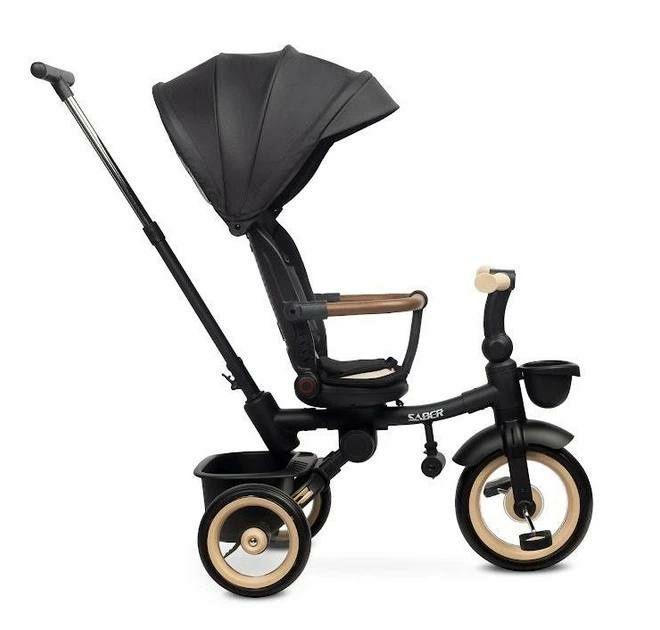 Триколісний велосипед Caretero Saber Beige з регул. нахилом спинки