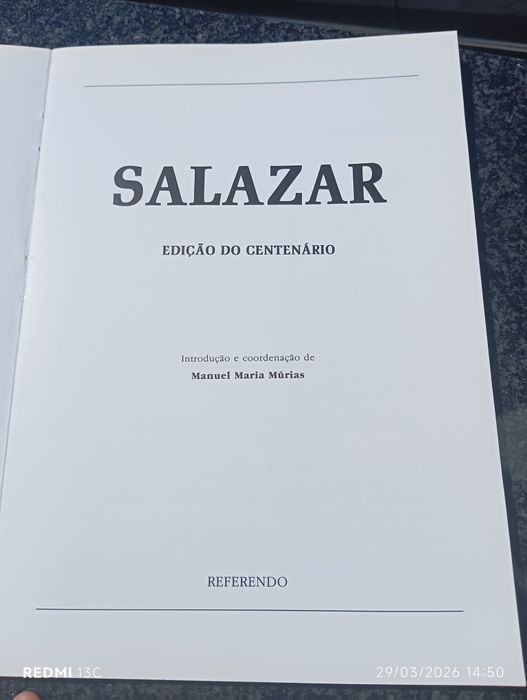 Livro Salazar Edição do Centenário