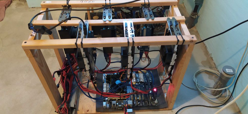 Майнинг ферма RX470 - 6шт