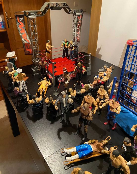 60 Figuras WWE Cena,Orton,Triple H,Undertaker,Umaga,Ric Flair 16/02/25