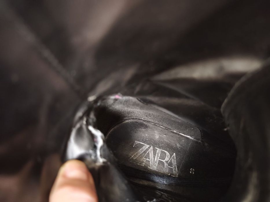 Ботинки Zara шкіряні
