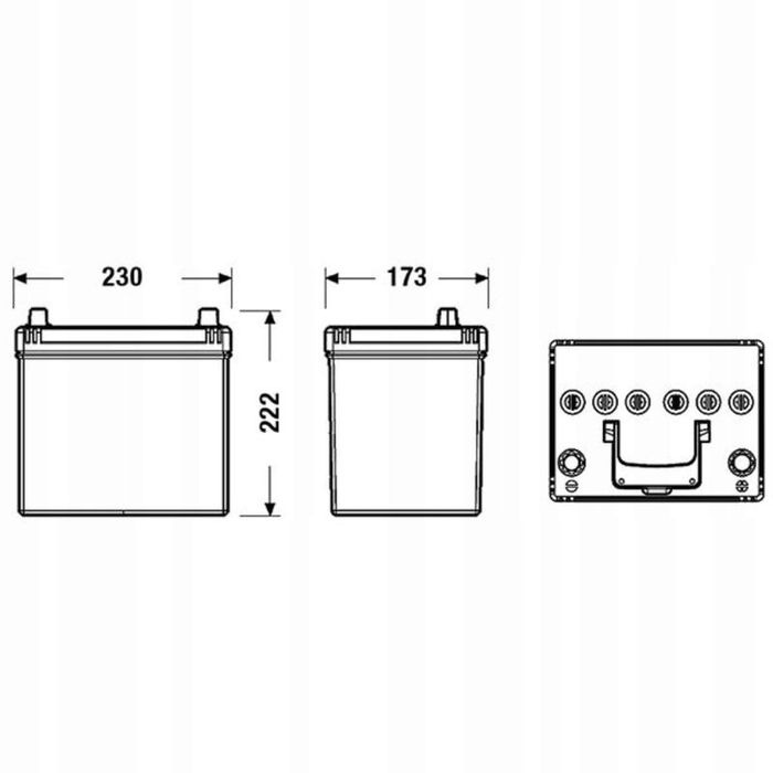 Akumulator Exide El604