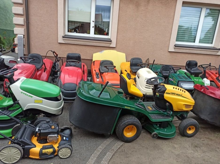 Traktorek kosiarka Husqvarna Honda Castelgarden John Deere z koszem