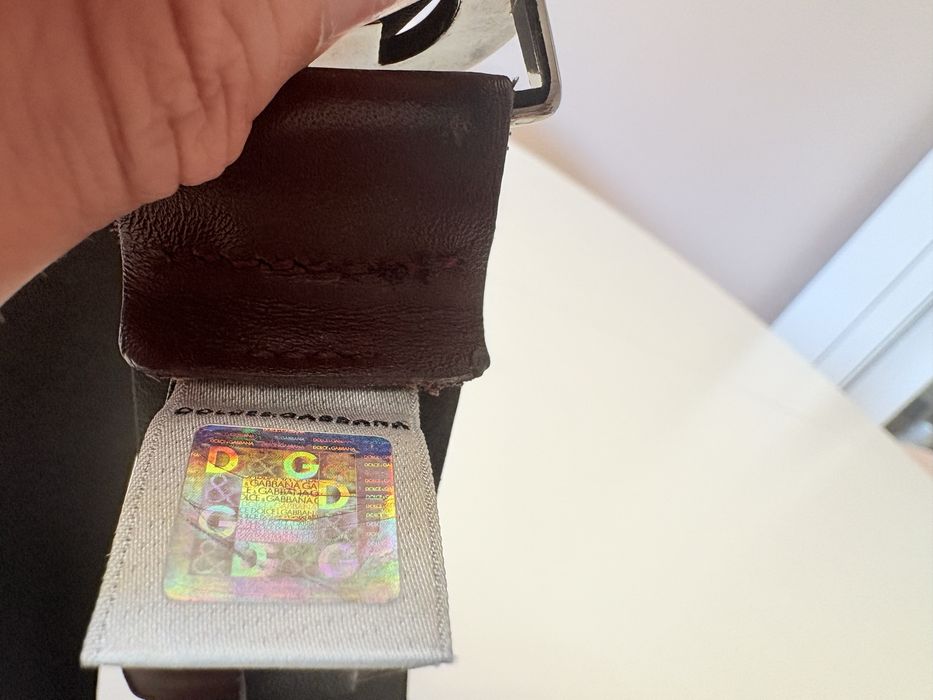 Premium pasek skórzany damski Dolce & Gabbana włoski klamra