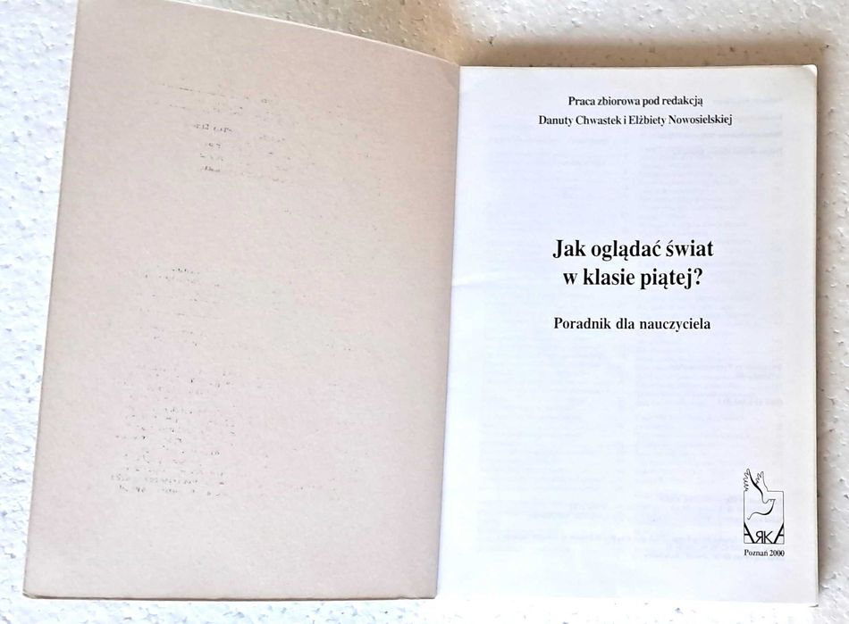 Język polski. Jak oglądać świat w klasie 5. Poradnik dla nauczyciela.