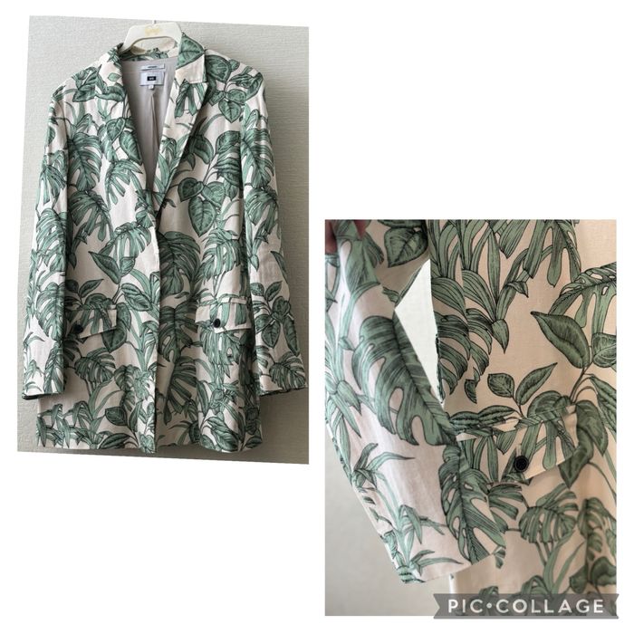 Льняний подовжений піджак жіночий