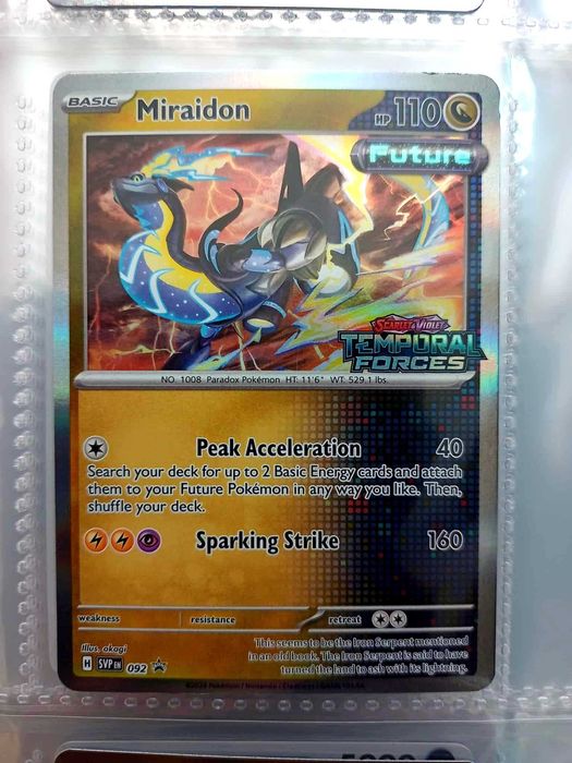 Pokemon karty promo Foil. Koraidon, Miraidon, Hydreigon