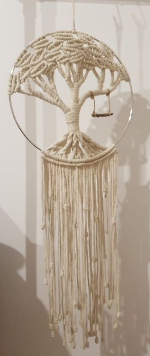 Árvore da vida em macramé