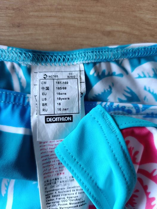 Strój kąpielowy dzięwczęcy decathlon