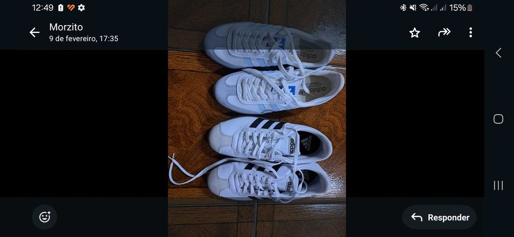 Ténis  como novos , pouco  utilizados