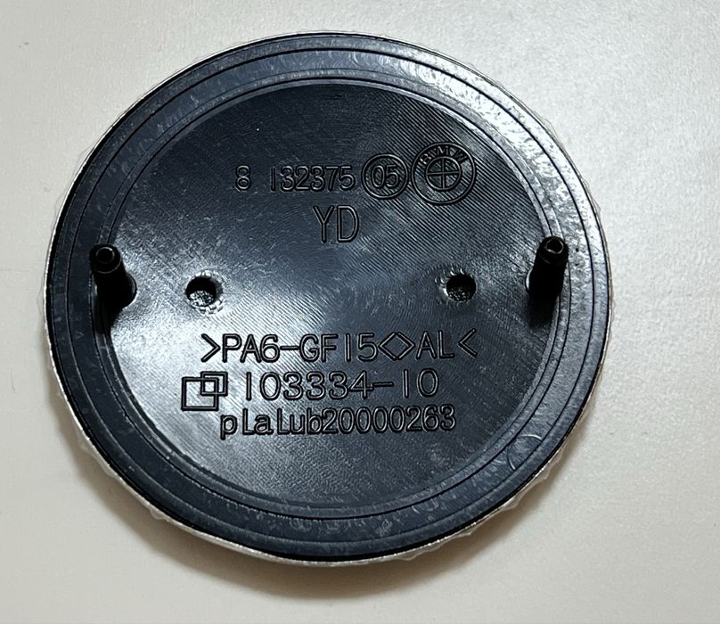 Simbolo Bmw mala 74 mm edição 50º Aniversário Bmw E46 Serie 3 Sedan