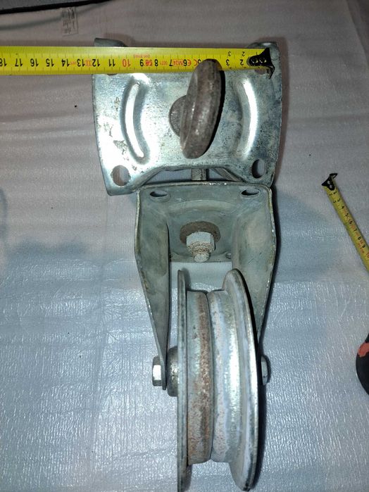 Bloczek budowlany | krążek linowy | 165 mm śred. | 2 sztuki