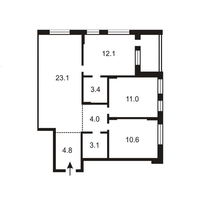 Продаж 3 к квартири, ЖК Комфорт Таун, Без комісії: 120 000 € - Продажа ...