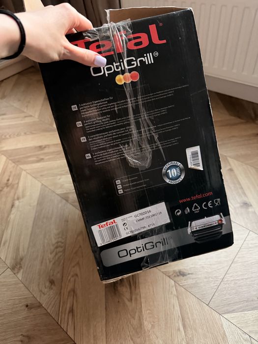 Електрогриль Tefal Optigrill GC702D16 розумний электрогриль Тефаль