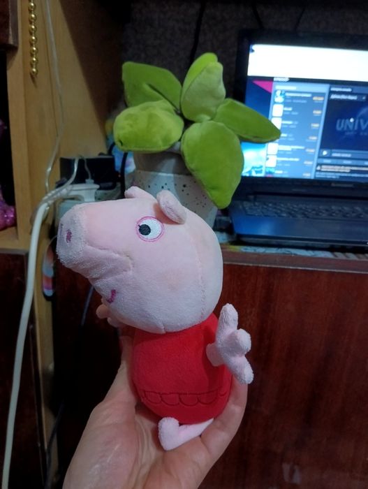 М' яка іграшка Папа Свин,свинка Пеппа,Джорж