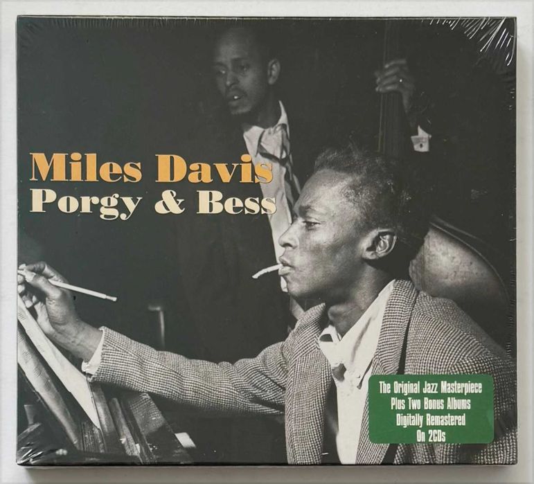 2CD_MILES DAVIS, Porgy And Bess. Disc 1: Porgy And Bess; Disc 2: The New Miles Davis Quintet/Blue Haze. Novo e selado.