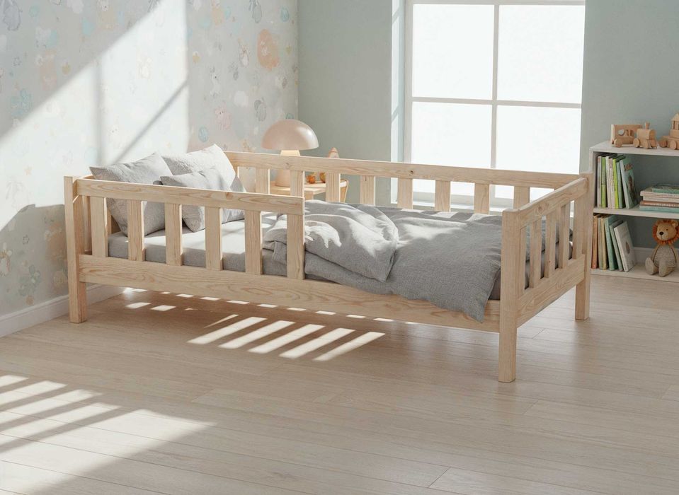 Łóżko dziecięce z drewna – wysyłka cała polska | LULLU PL
