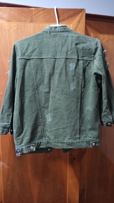 Джинсовый жакет женский,б/у,46р.