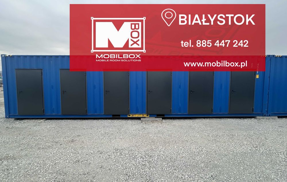 Self Storage 6-stanowiskowy, kontener samoobsługowy, kontener