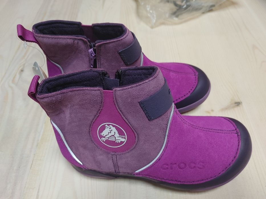 Buty za kostkę Crocs jesienne ciepłe rozmiar USA 3