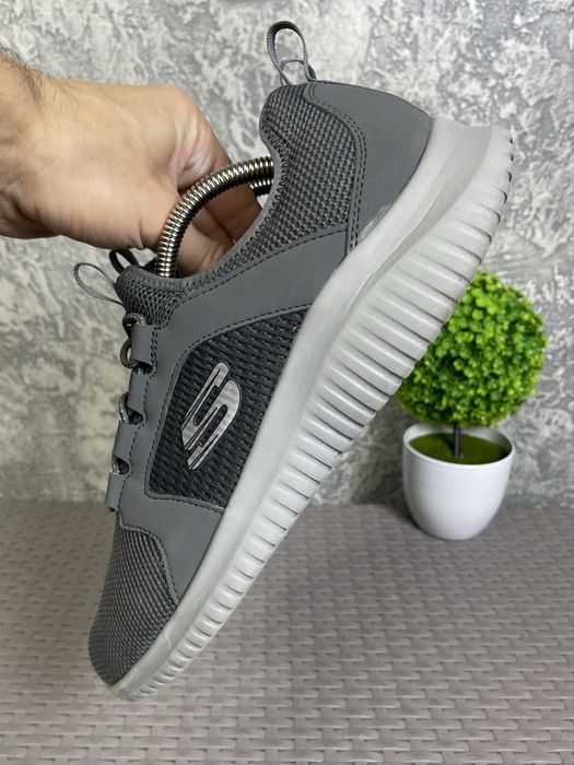 Skechers кроссовки 43 размер спортивные серые