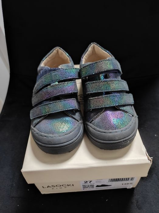 Skórzane sneakersy r.27