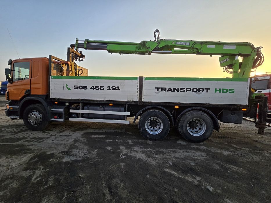 Scania 6x4 z HDS MKG  CENA Brutto