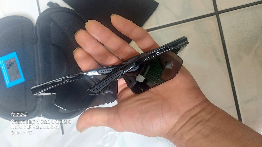Okulary polaryzacyjne UV400 na rower 5-szkieł w Etui