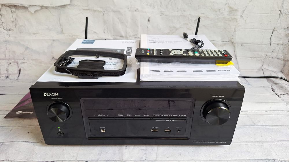 7.2 Denon AVR-X3100 Wifi Bluetooth 4K 60P Spotify + PRE -OUT Adapter