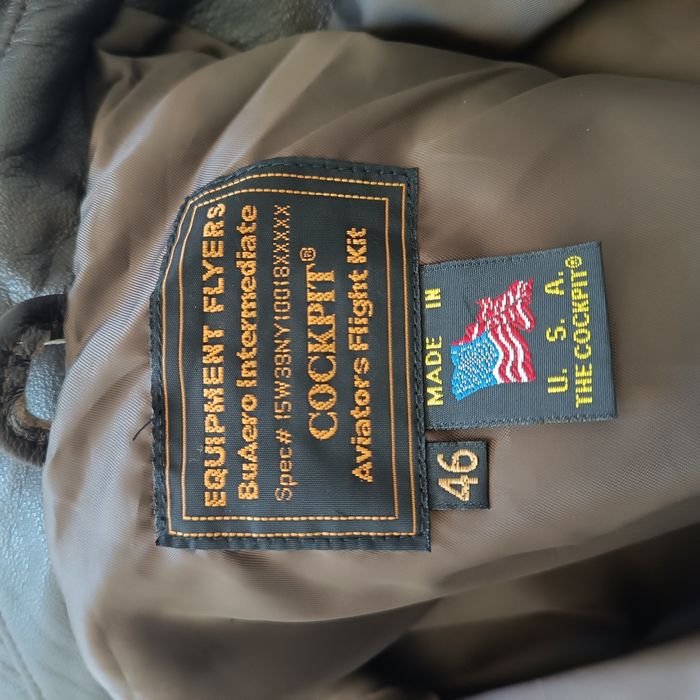 Casaco de couro - Piloto - como novo