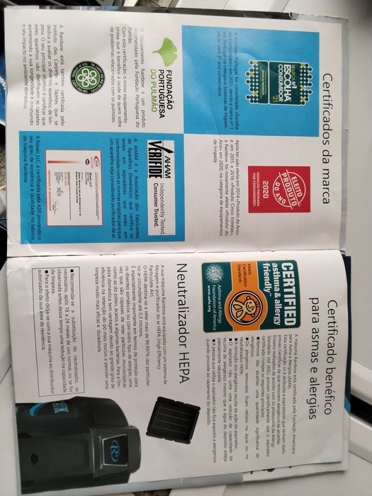 Rainbow SRX aspirador/purificador de ar