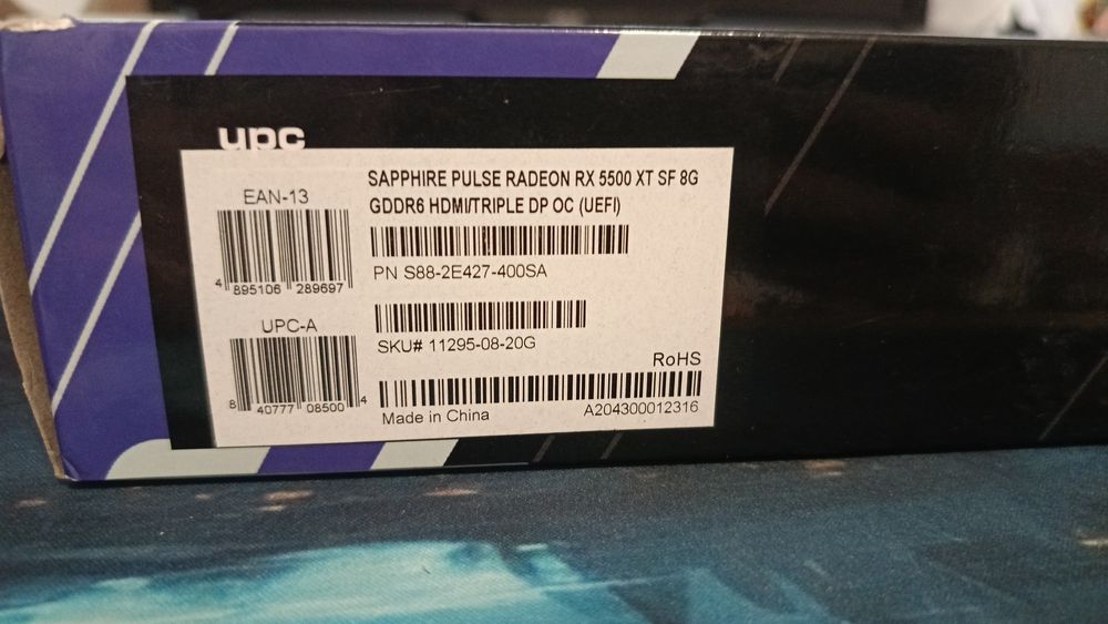 Відеокарта Sapphire Pulse Radeon RX 5500 XT 8GB GDDR6