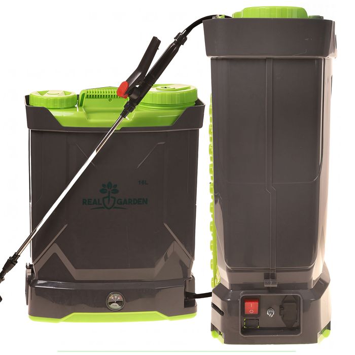 Opryskiwacz Plecakowy Akumulatorowy Elektryczny 16L Zestaw Do Ogrodu