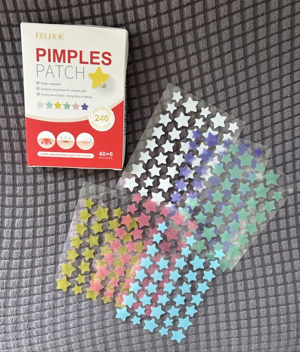Патчі від прищів у формі зірочок