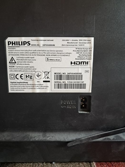 Telewizor philips 24 cale