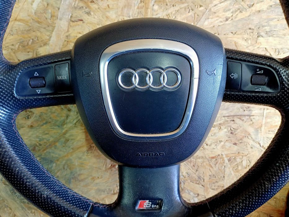 Audi A4 B7 A3 8P A6 C6 kierownica s-line multifunkcja air bag oryginał