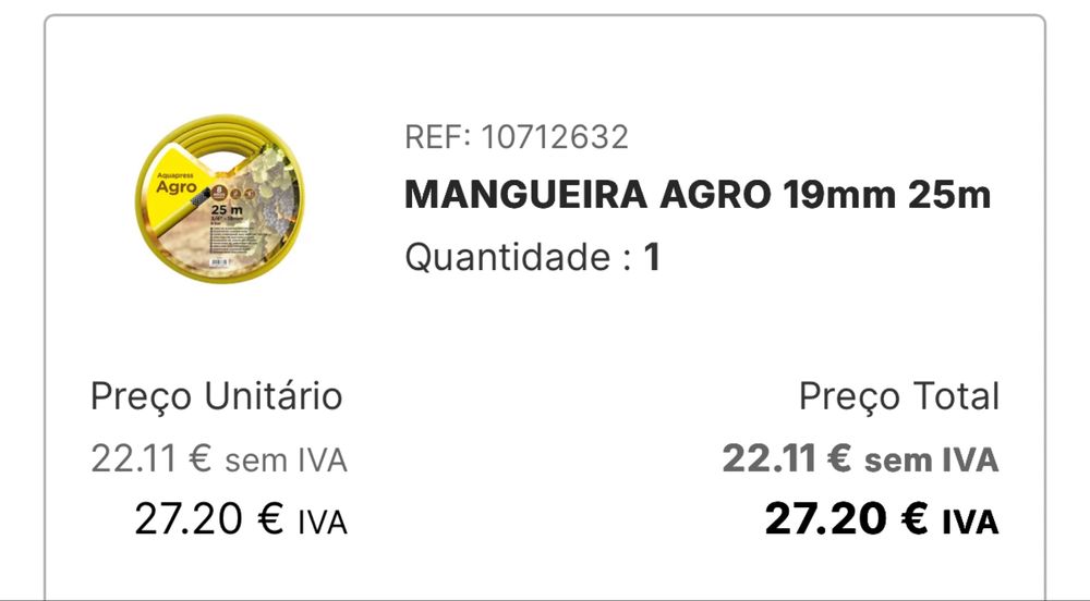 Mangueira 1/2”